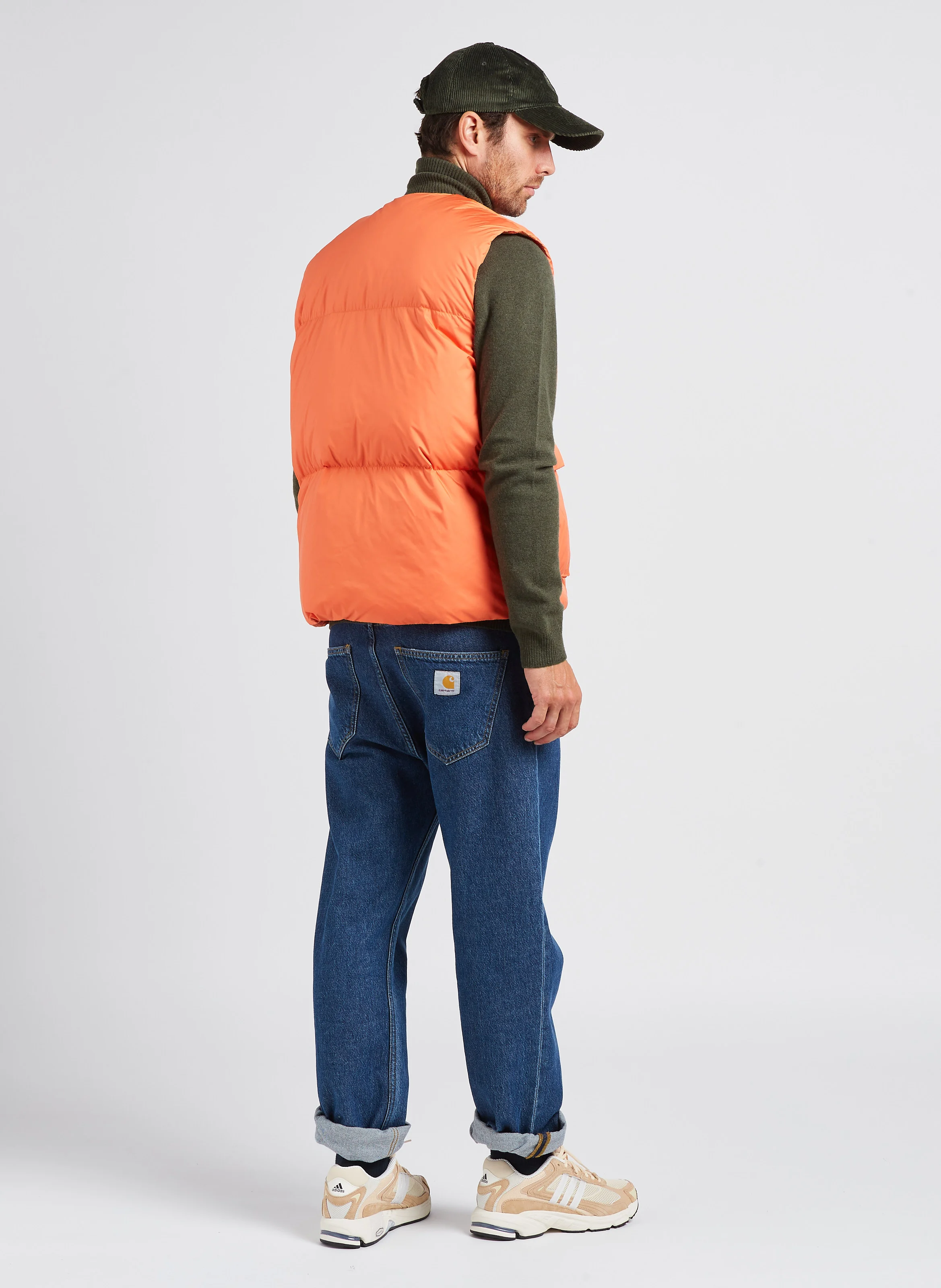 JOSEPH - Doudoune col V matelassée| Orange