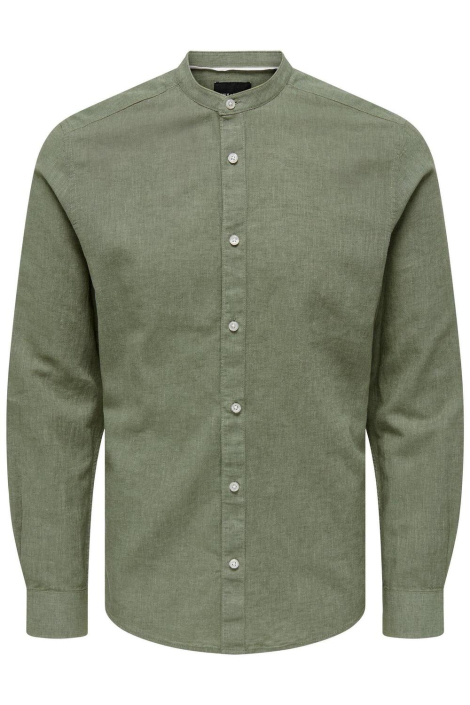 Only & Sons groene heren overhemd