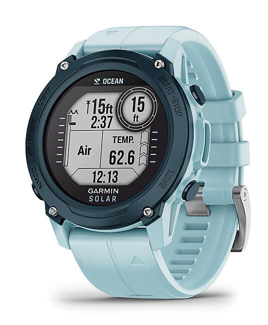 GARMIN - ORDINATEUR DE PLONGEE DESCENT G1 SOLAR OCEAN EDIT