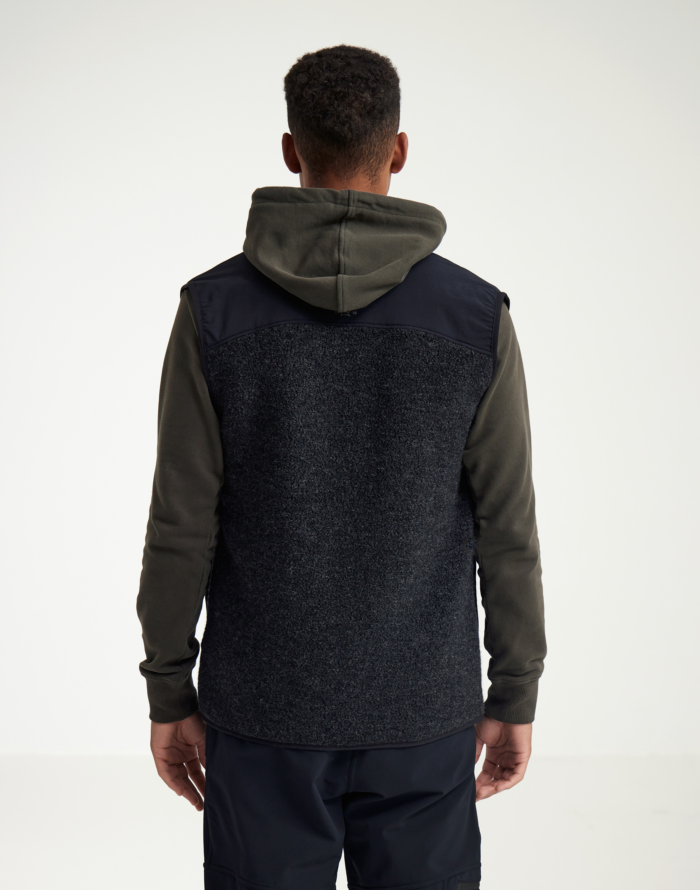 Softshell bodywarmer van teddywol voor heren - Gratis V