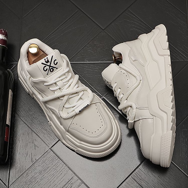 Mr Ozera - Platformsneakers met letters
