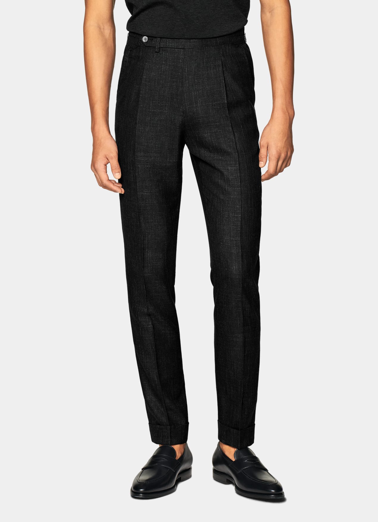 Costume Havana coupe Tailored gris foncé