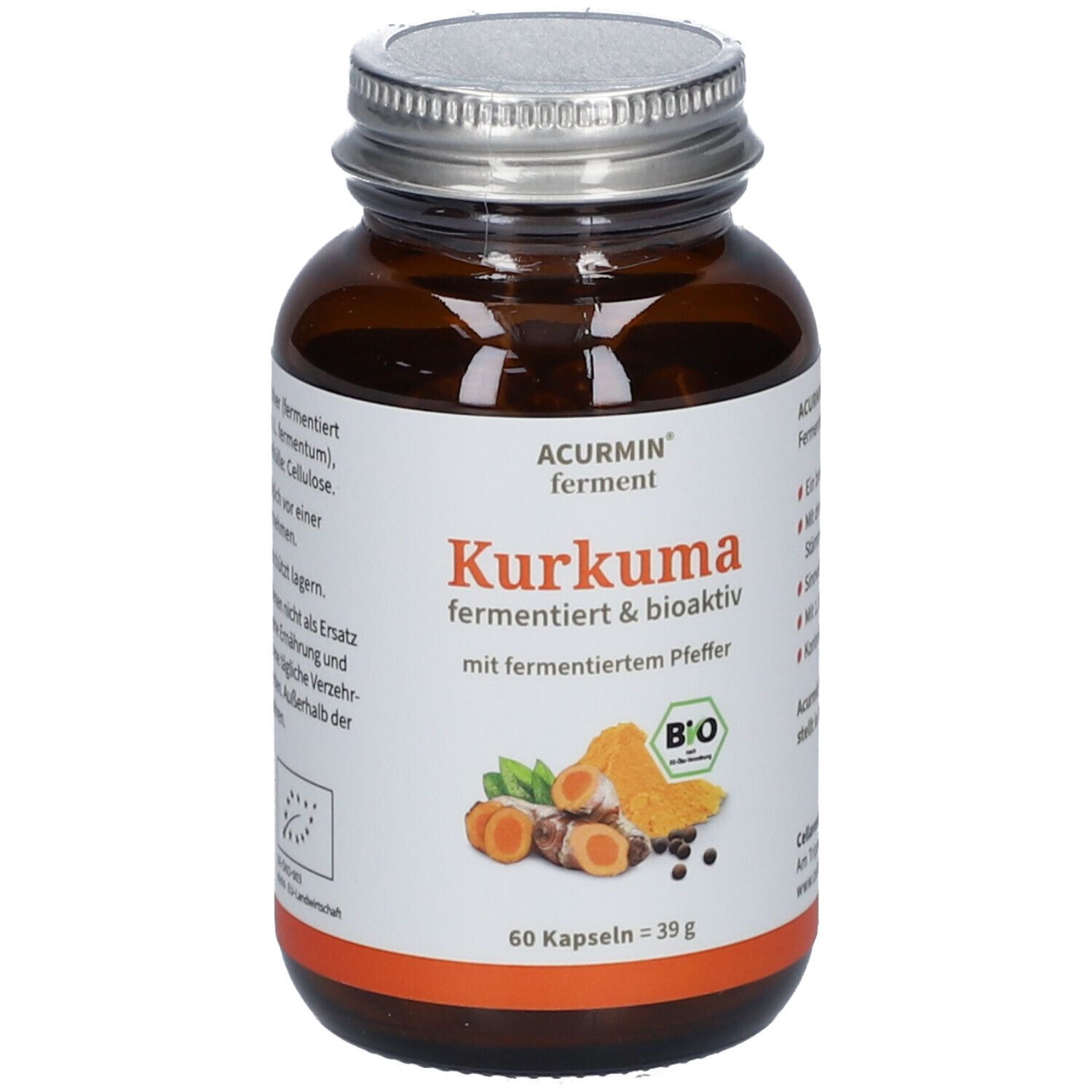 Acurmin® ferment BIO Kurkuma Kapseln - fermentiert und bioaktiv