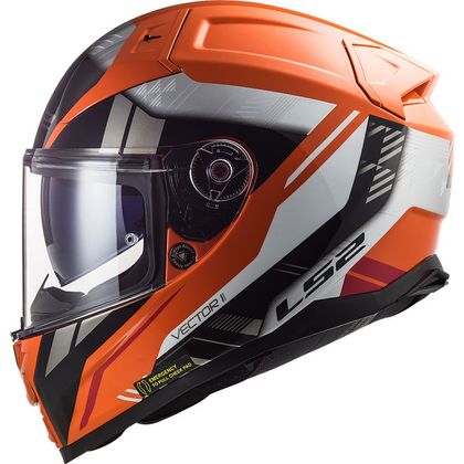 Casque LS2 FF811 - VECTOR II - STYLUS - Orange / Noir