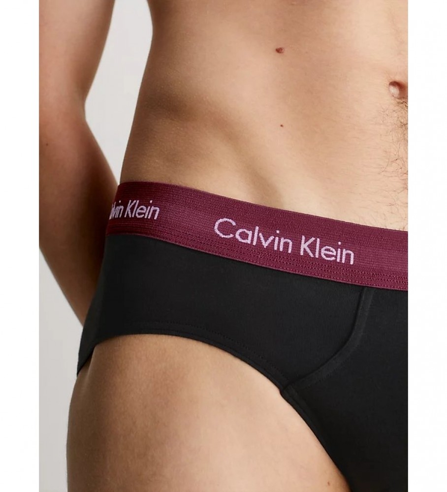 Pacote com 3 cuecas pretas Calvin Klein