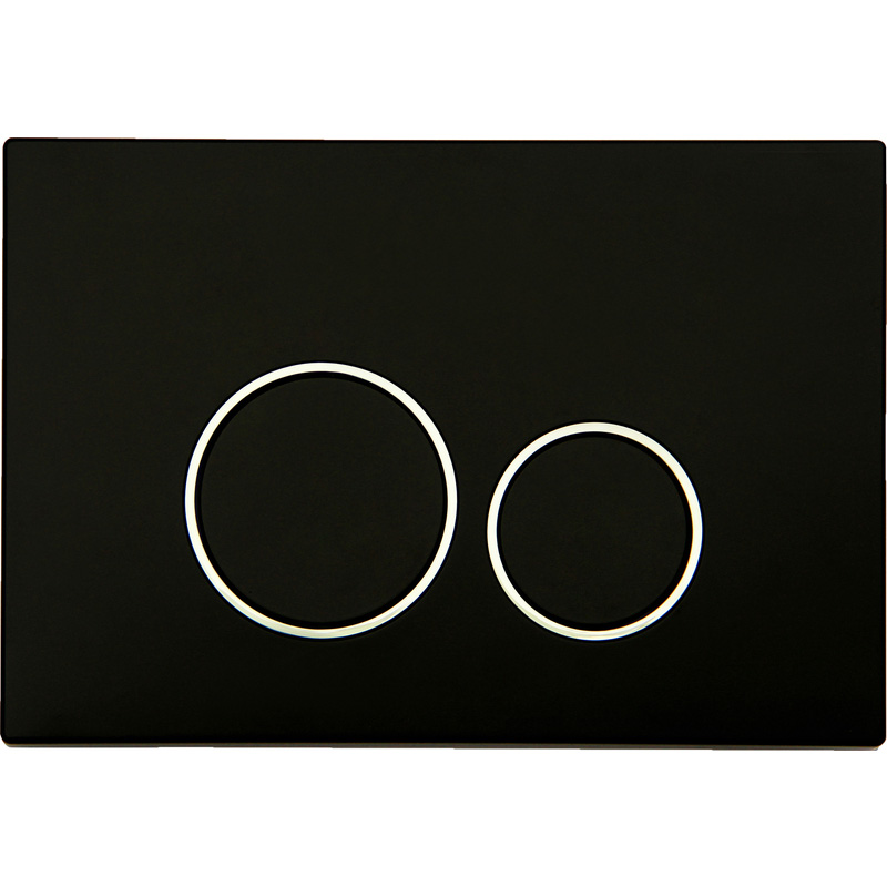 Dynamic Way bedieningsplaat Circle mat zwart