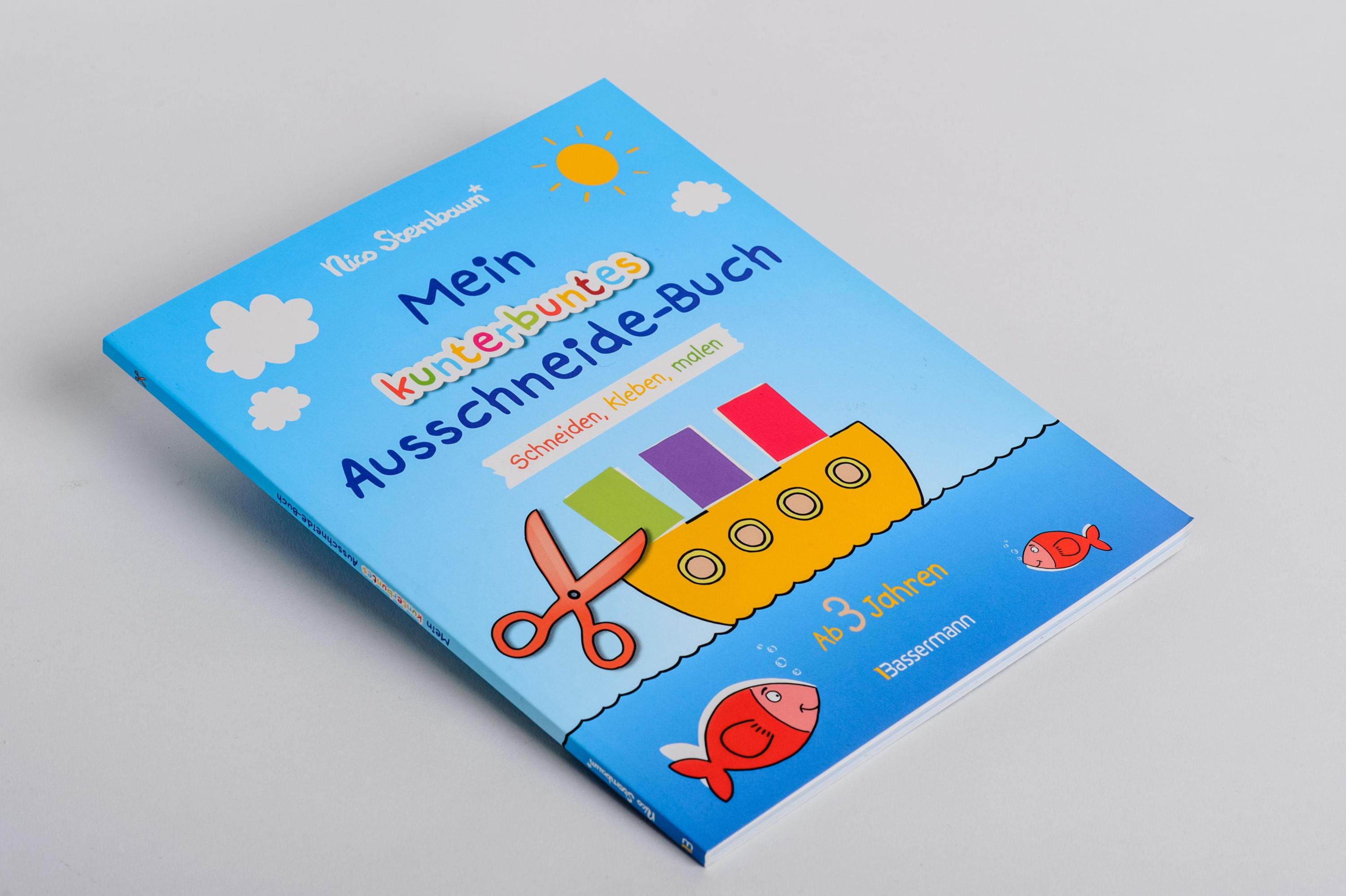 Mein kunterbuntes Ausschneide-Buch. Schneiden, kleben, malen ab 3 Jahren