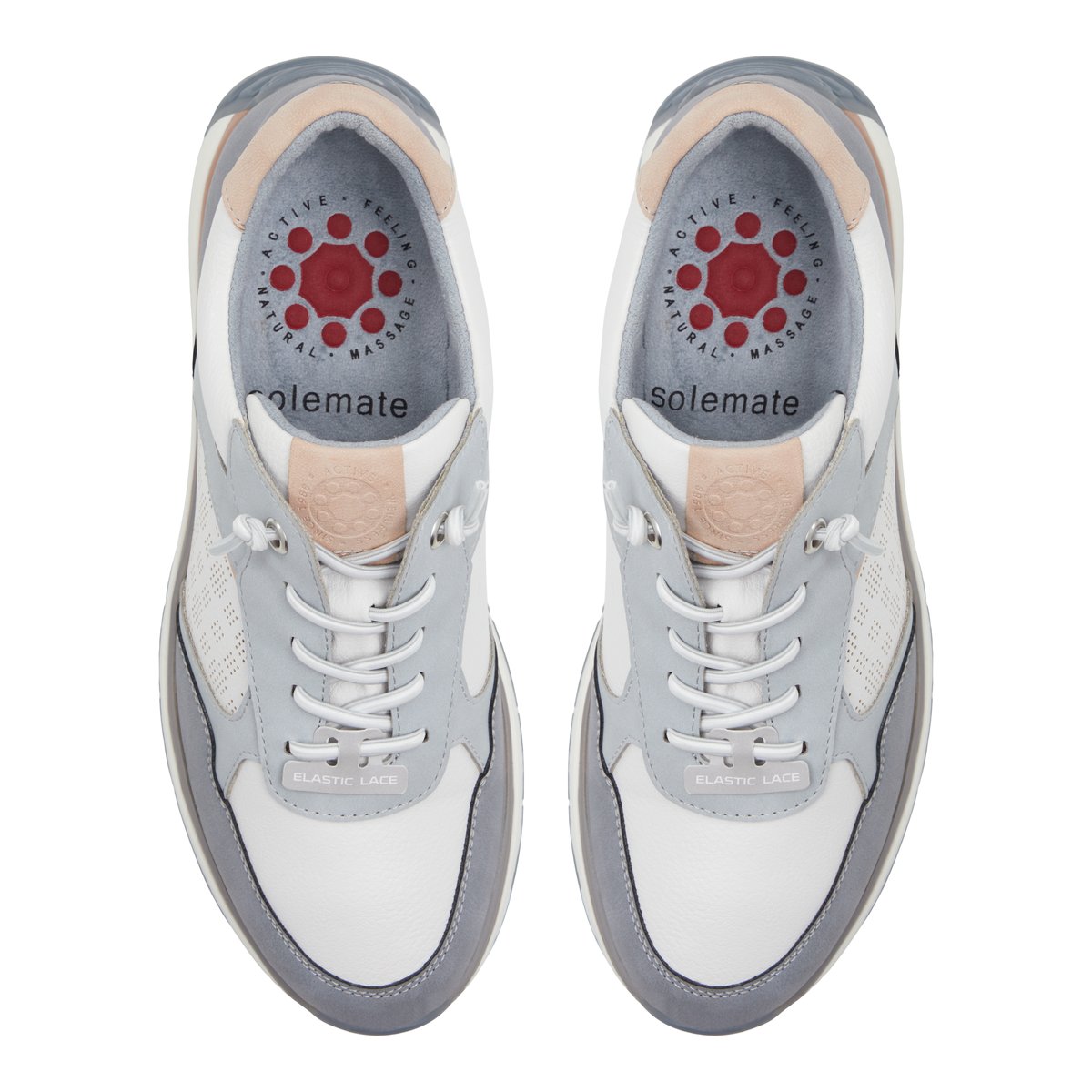 SOLEMATE-Bucaille-Baskets - Talon plat - Bleu