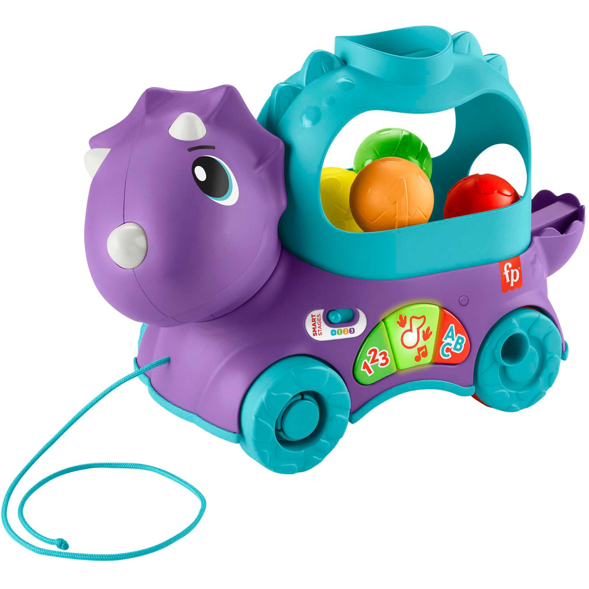 Mattel Geschicklichkeitsspiel Bällespaß Nachzieh-Dino