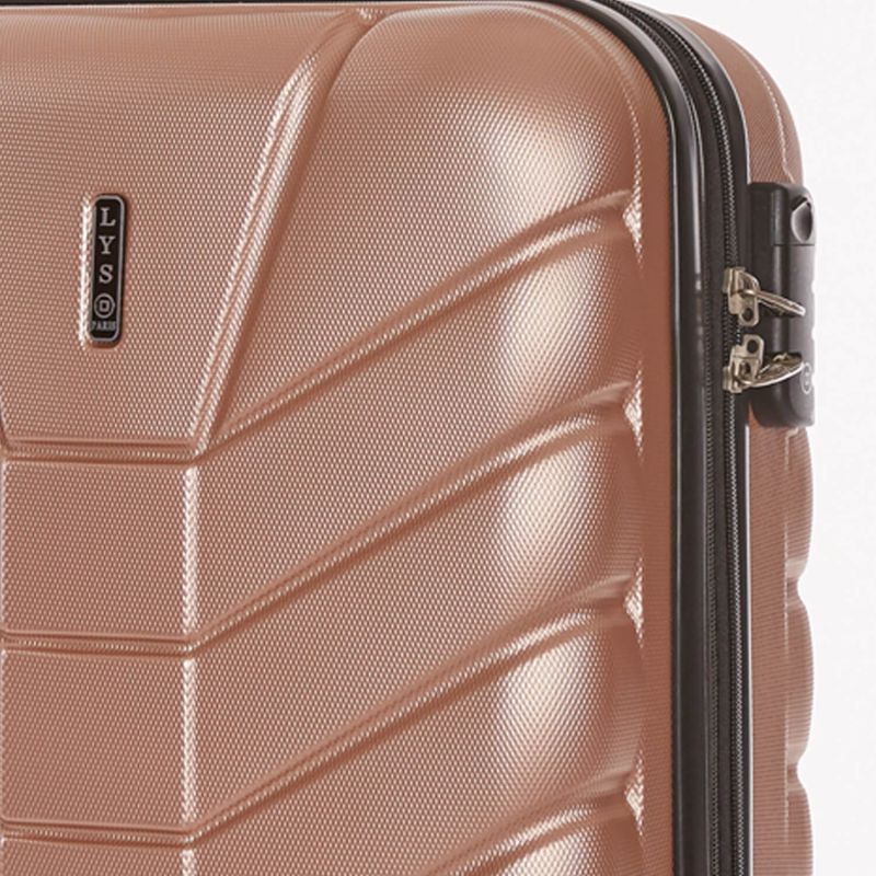 Valise cabine rigide 1517 Extensible 55 cm Rose gold