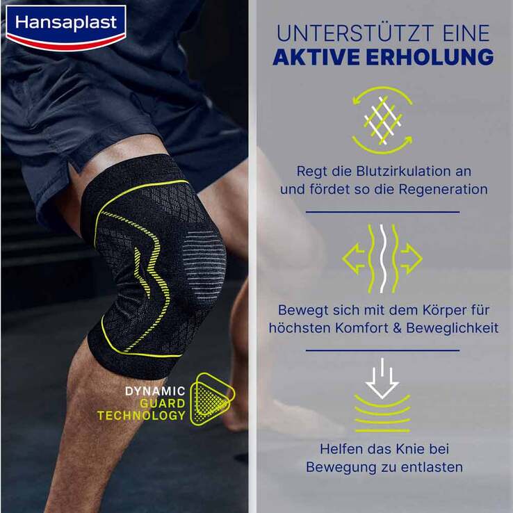 Hansaplast Sport Knie-Bandage Größe S/M, 1 St