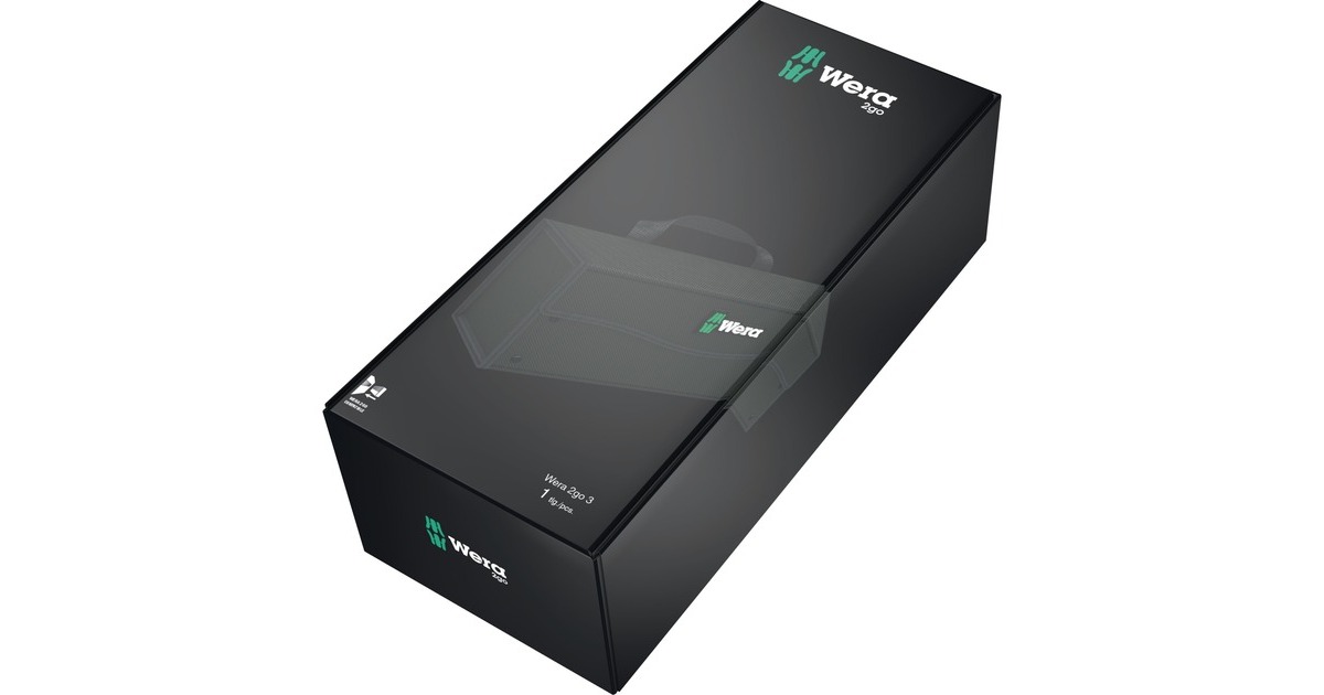Wera2go 3 gereedschapsbox  (Zwart)