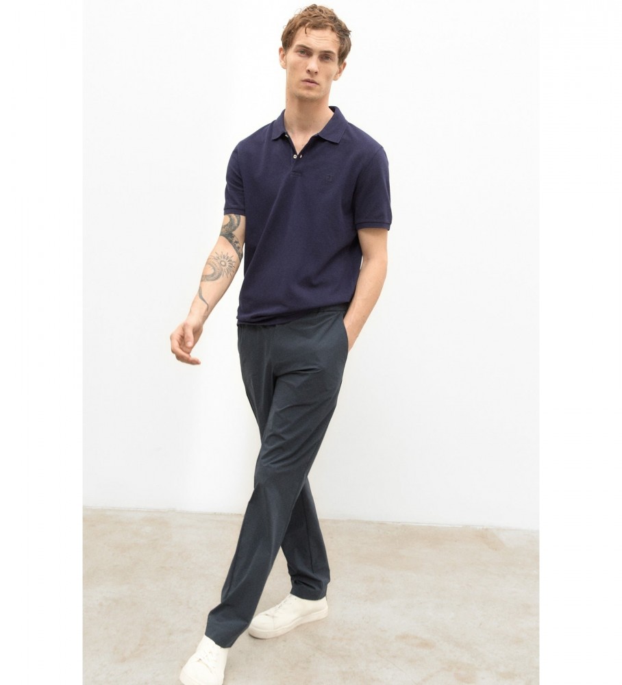 ECOALF Polo Ted marino regular
