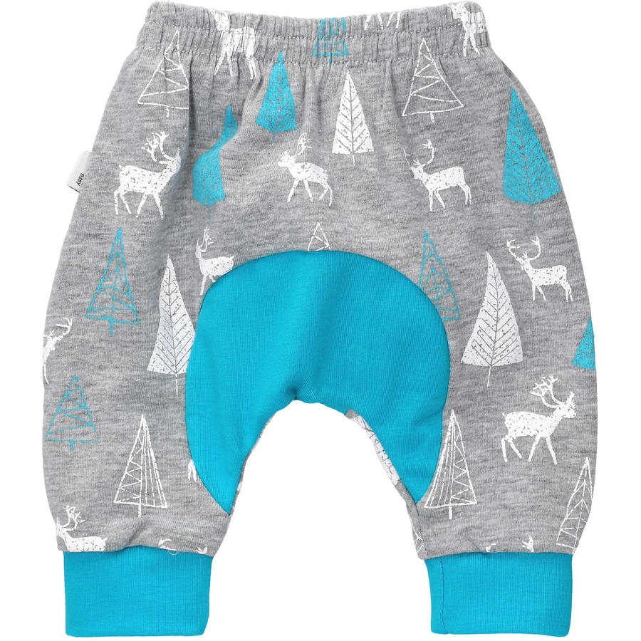 Koala Baby 2tlg Set Shirt + Hose Rentier - by Koala Baby grau türkis