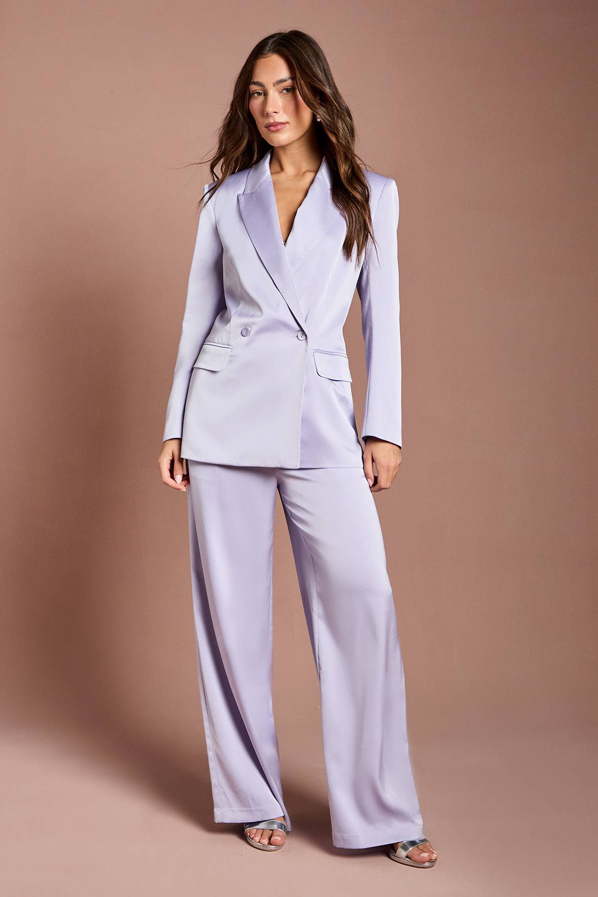 Coast Blazer Croisé En Satin