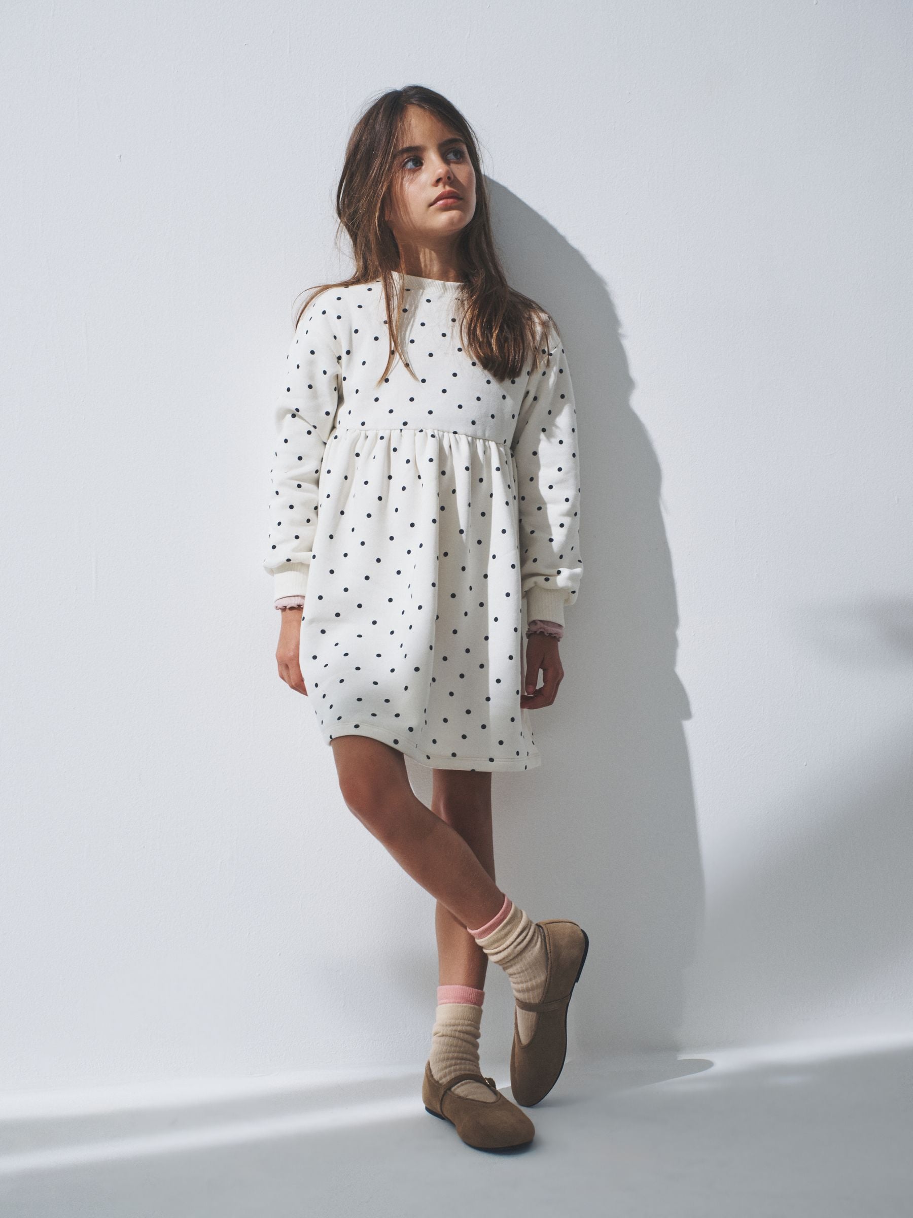 Roze/bruin/crème - The Set Sweat Dresses