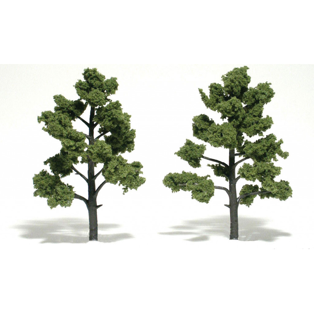 Woodland Scenics - Arbres à feuilles - Light Green : 15-18 cm
