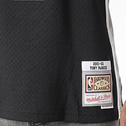 Maillot De Baseball San Antonio Spurs Noir Gris