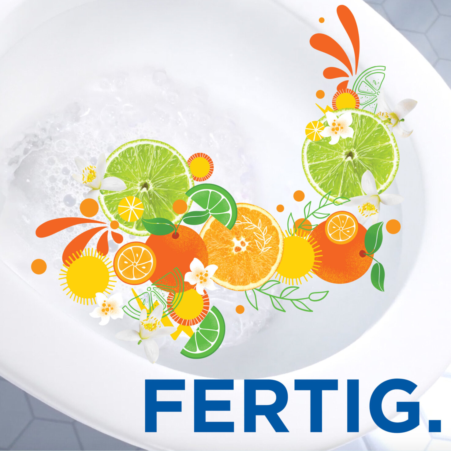 WC-Ente Total Aktiv Gel Citrus