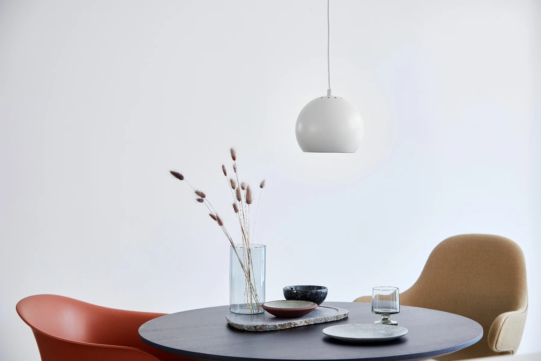 Frandsen  Ball pendant lampe - White Matt - Ø:18