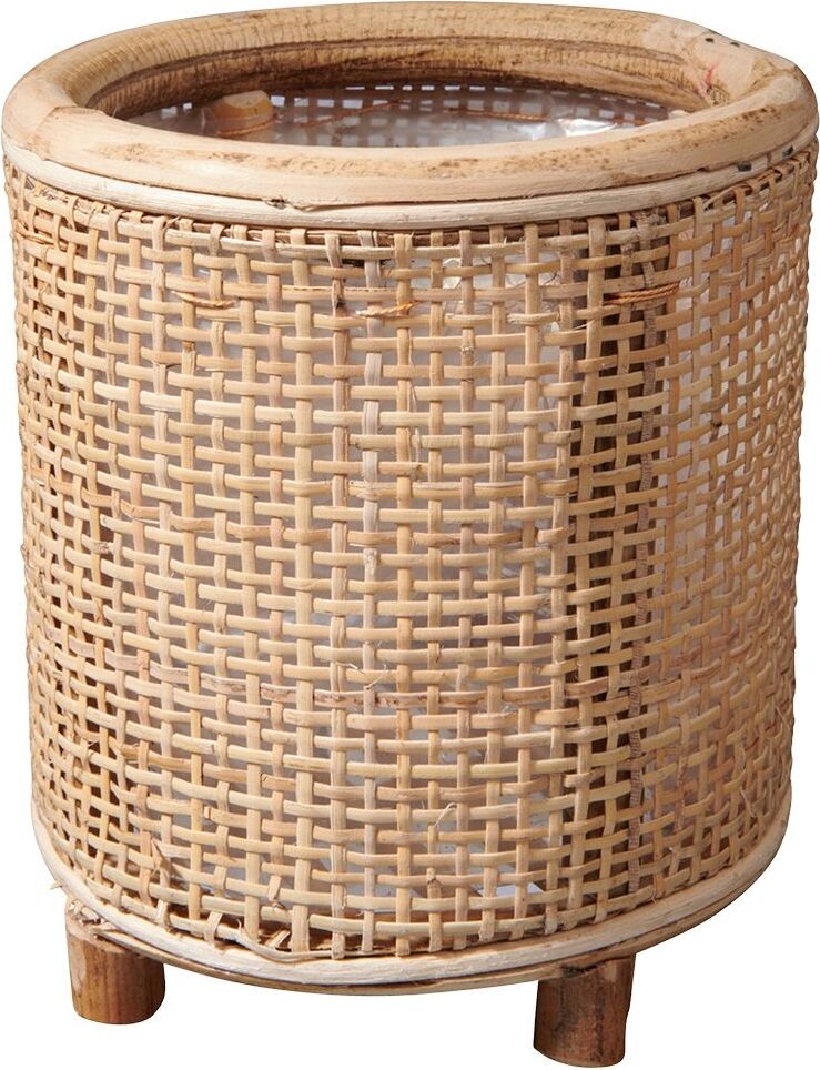 Van der Leeden bloempot op poten Webbing naturel D 17 H 18 cm