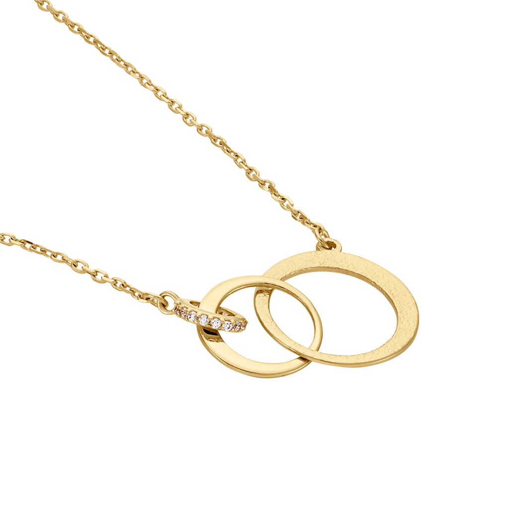 Collier Jenni Plaqué Or Jaune Oxyde De Zirconium