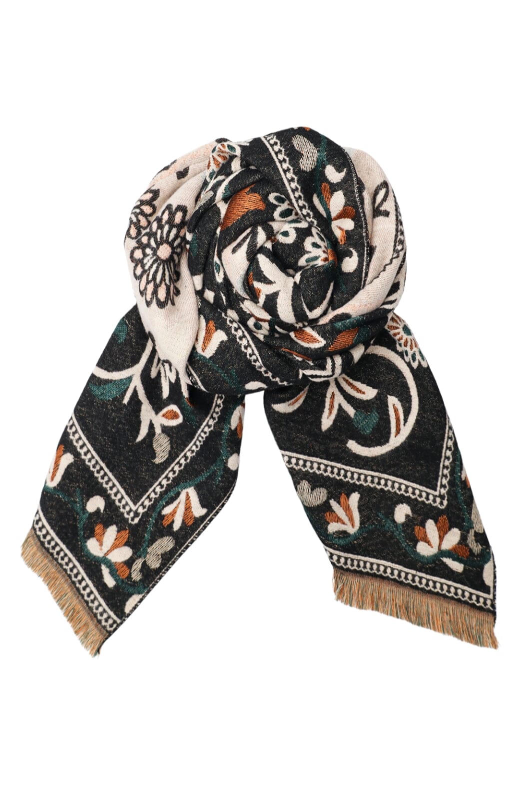 Black Colour Bcdahlia Scarf black