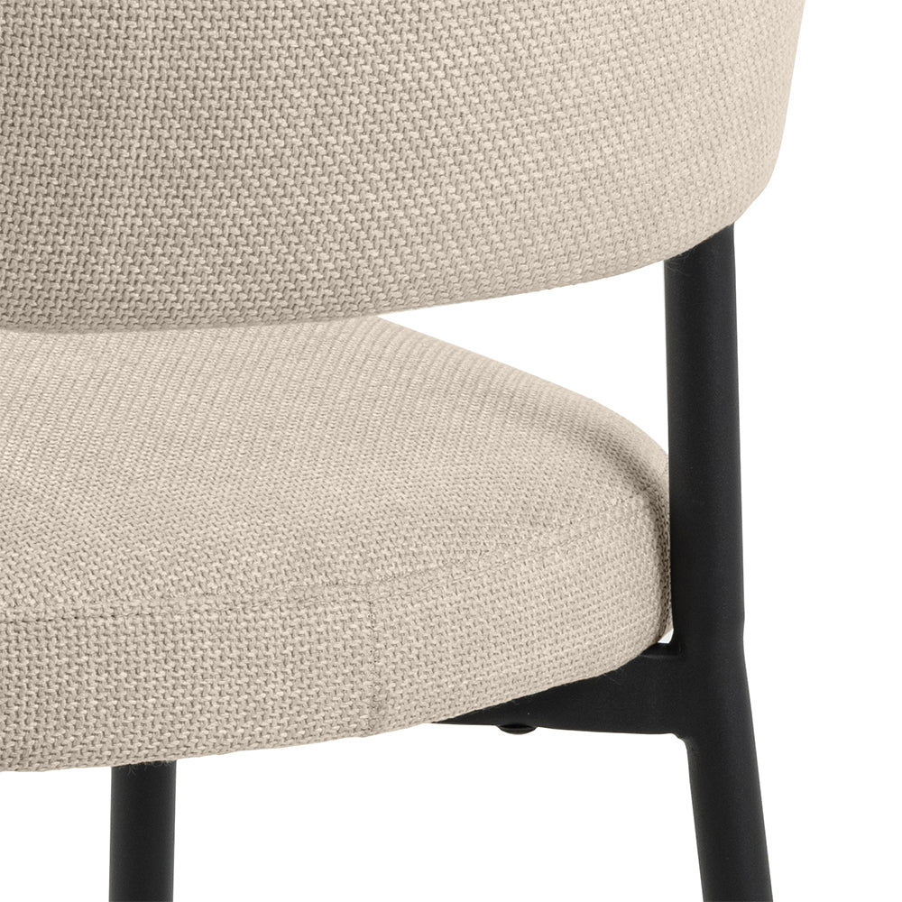Eldor Eetkamerstoel - Set van 2 - Beige