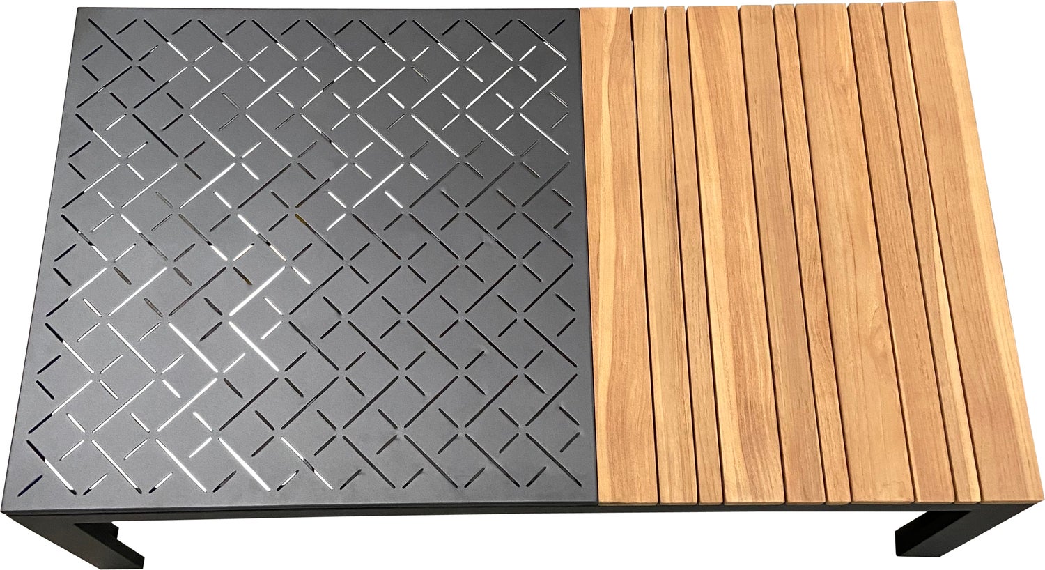 Tierra Outdoor loungetafel Queens antraciet 110 x 80 x 40 cm