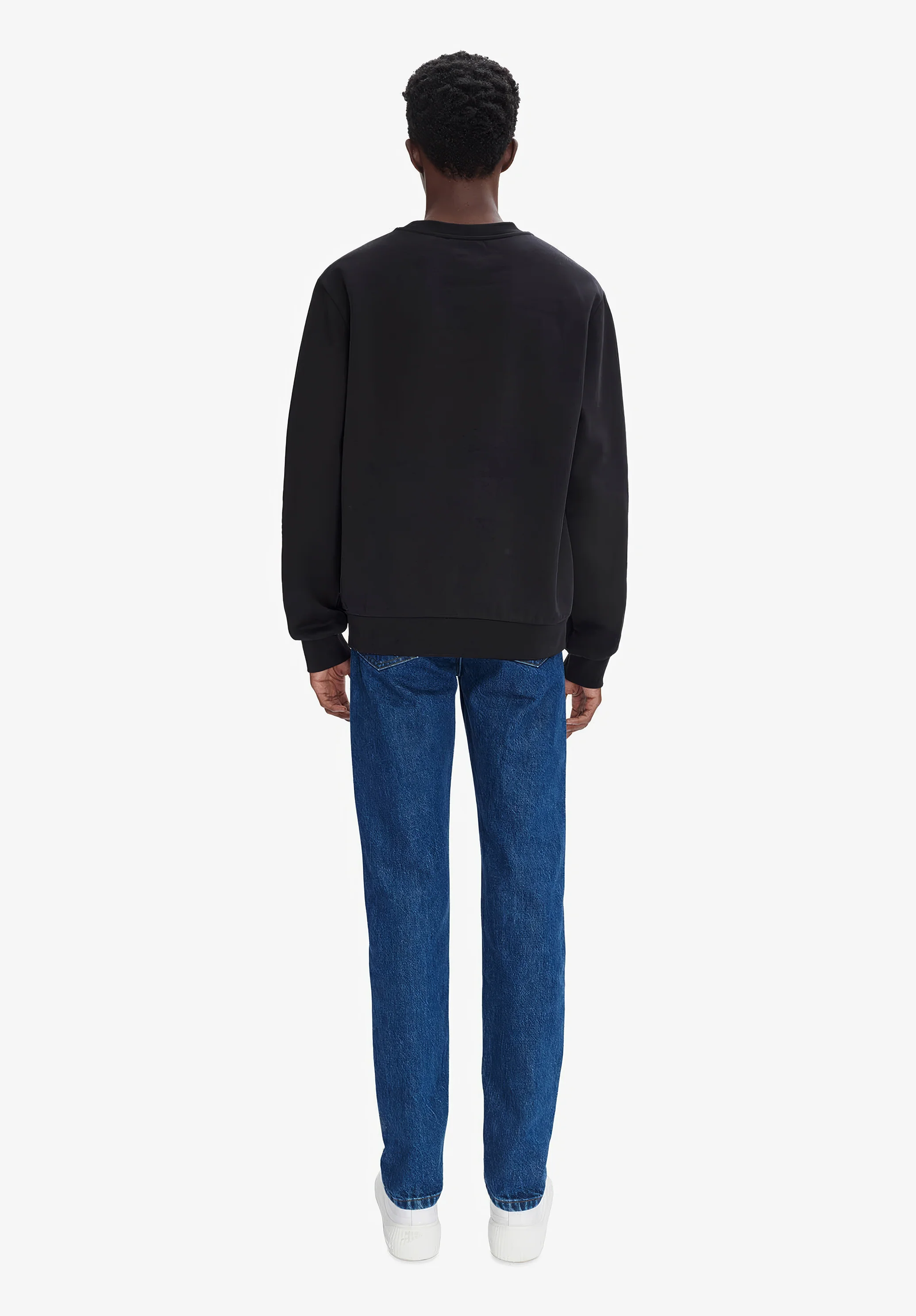 sweat standard rue madame - GOTS - Noir/blanc