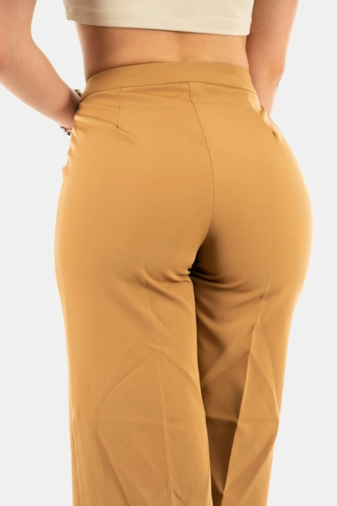 pantalons only wendy tobacco brown