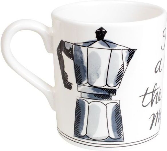 Blond Amsterdam mok Noir I Need A Coffee wit / zwart 0,3 L