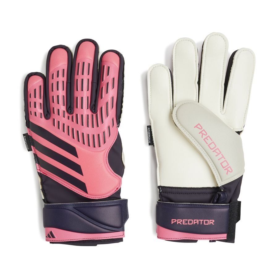 adidas Gants de Gardien Predator Match Fingersave Vivid Horizon - Turbo/Aurora Black Enfant