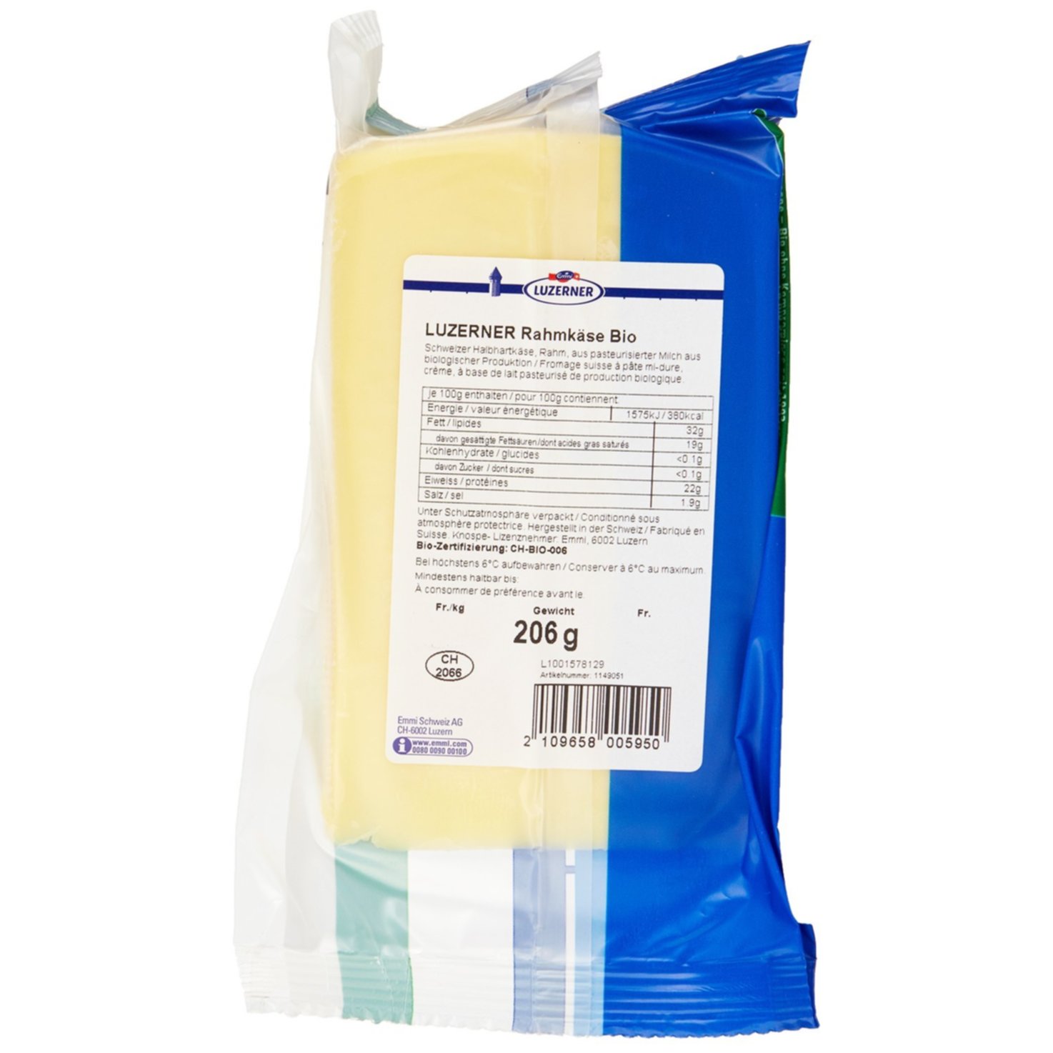 Naturaplan Bio Emmi Luzerner Rahmkäse ca. 200g