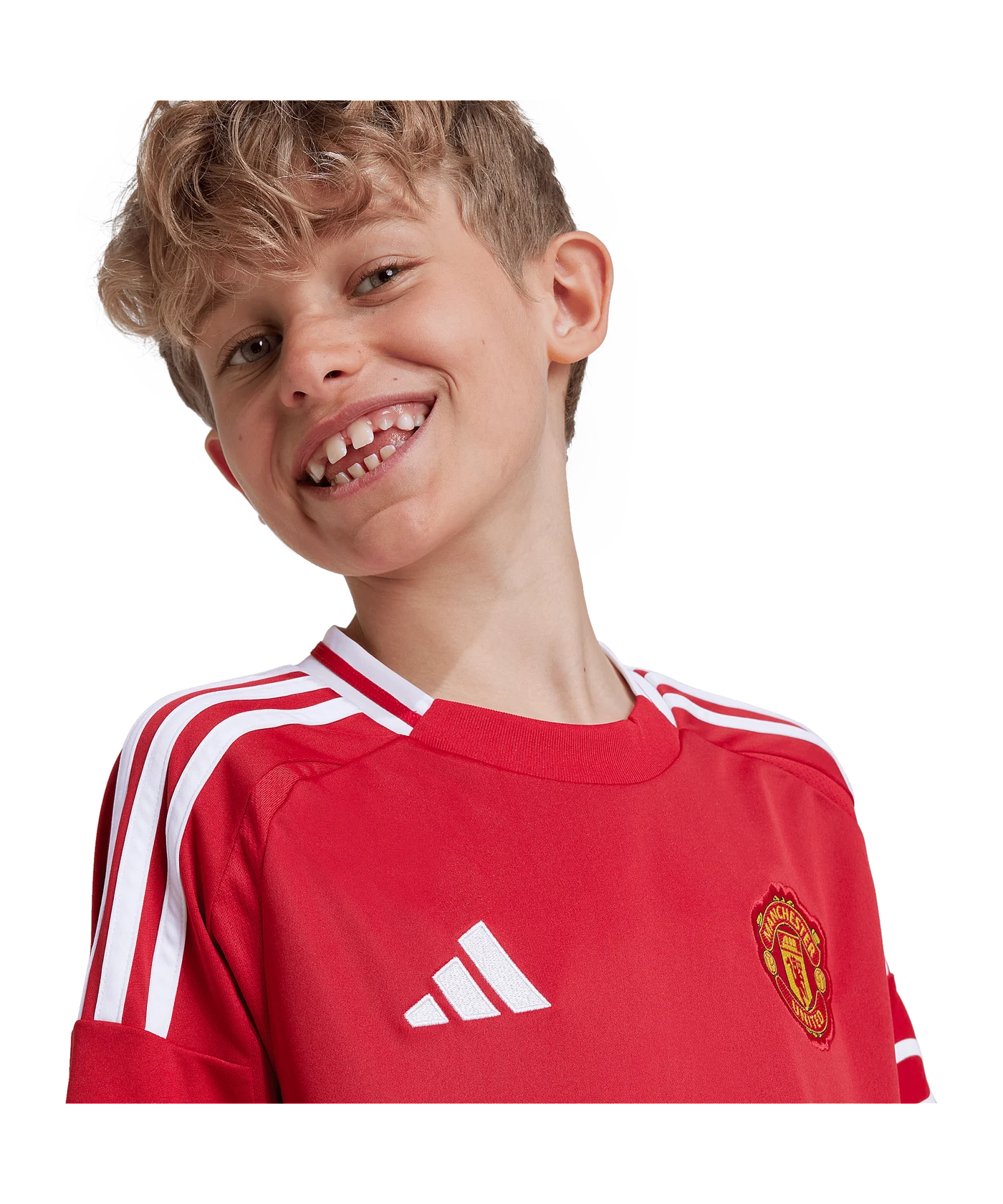 adidas Manchester United Trikot Home 2024/2025 Kids Rot