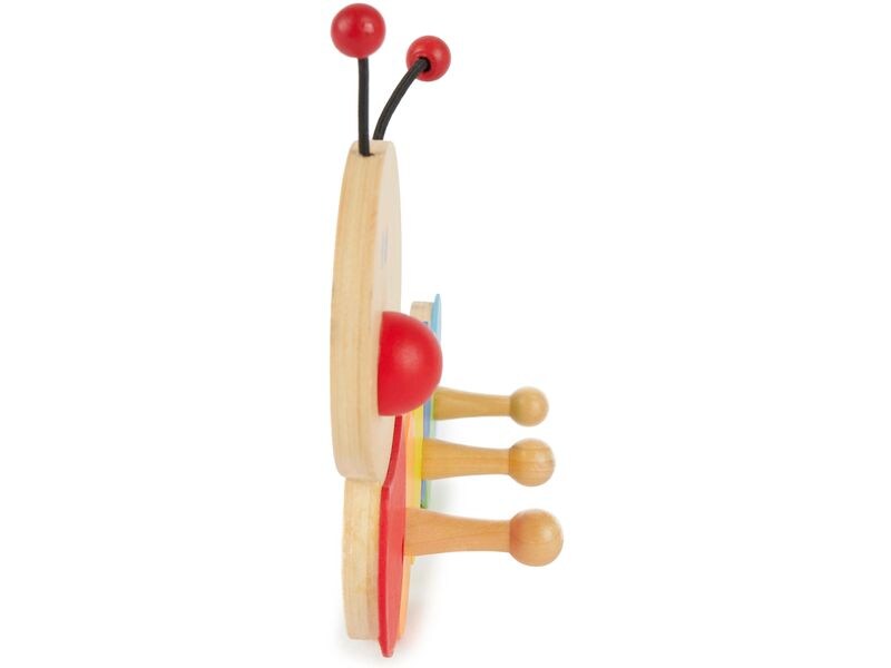 bieco Wandgarderobe Raupe Mehrfarbig Garderobe mit Haken