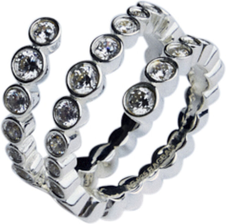Ragbag Studio Odette Spiral Ring S�lv