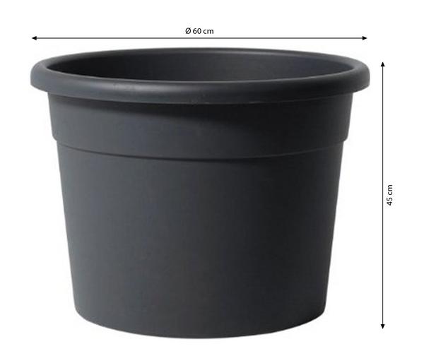 Dehner Kunststoff-Blumentopf Cylindro XXL,