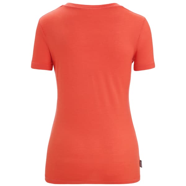 T-shirt randonnée ICEBREAKER W TECH LITE II SS SCOOP TEE VIBRANT EARTH