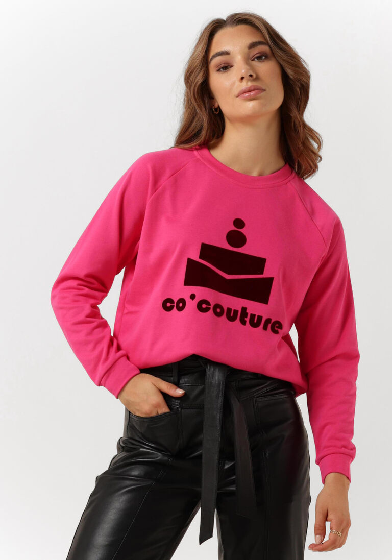 CO\\'COUTURE roze co'couture trui new coco floc sweat