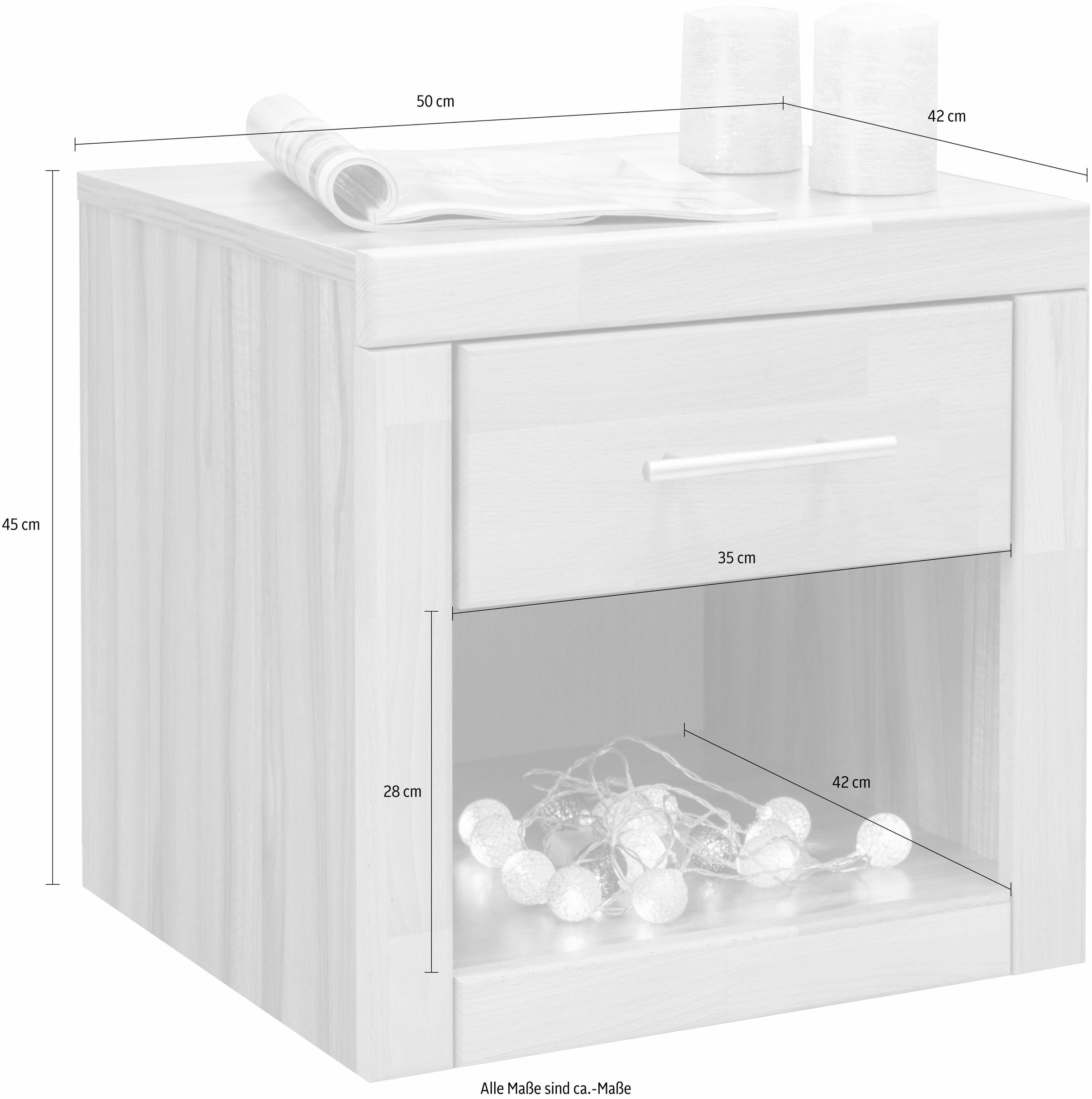 Home affaire Nachtkonsole »Triest« 1 mit Schublade, Breite 45 cm