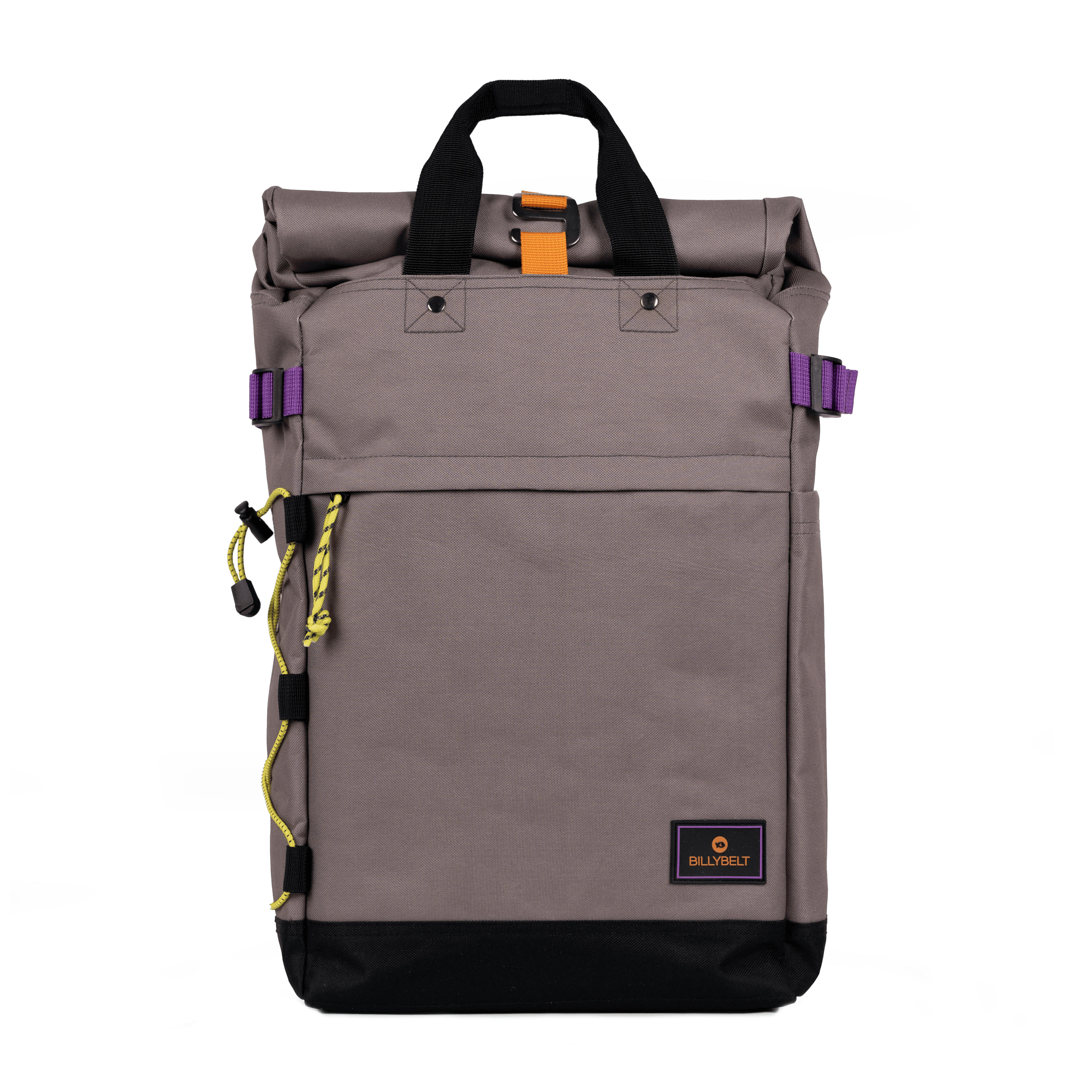 TAUPE - Sac à dos en polyester recyclé rolltop | Marron