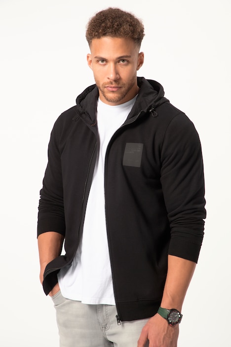 STHUGE Hoodiejacke, Sweat, Web-Kapuze, Rückenprint, bis 8 XL