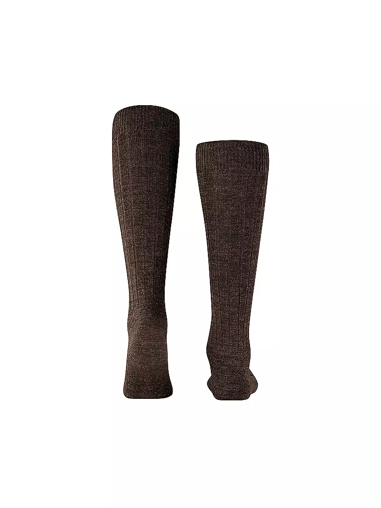FALKE Stutzen TEPPICH IM SCHUH dark brown mel. braun