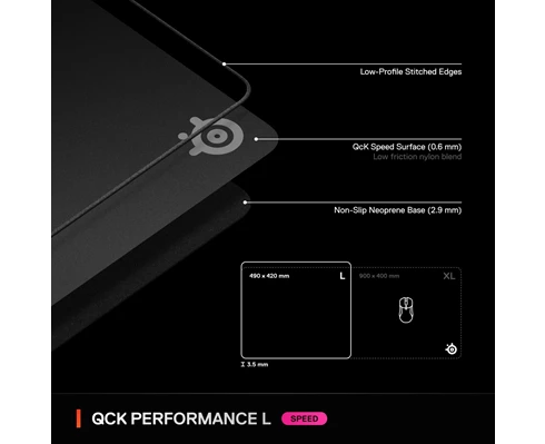SteelSeries QcK Performance L - Speed