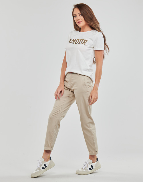 Only - ONLANE S/S FRENCH TOP CS JRS - Beige
