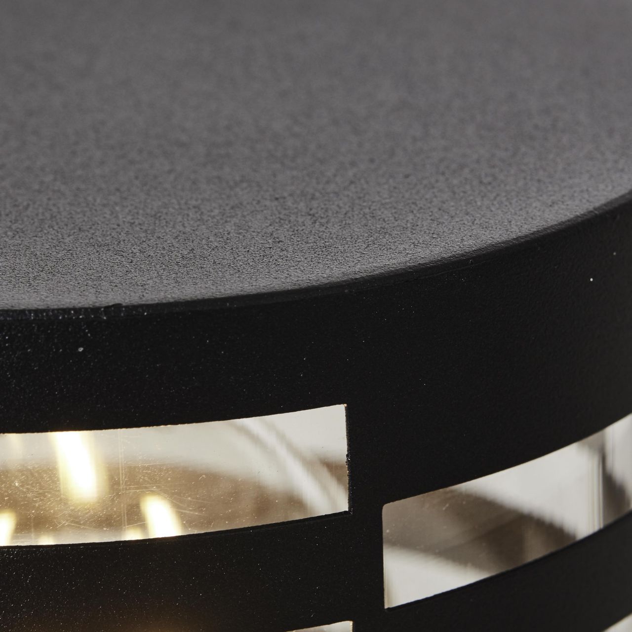 BRILLIANT Lampe, Venlo Außensockelleuchte 50cm schwarz matt, Edelstahl/Kunststoff, 1x A60, E27, 40W,Normallampen (nicht enthalten)