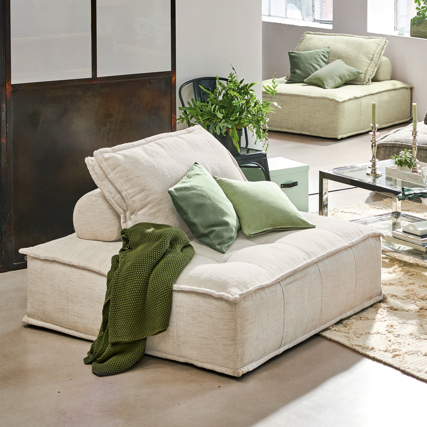 Loungesofa Tesshill leinen