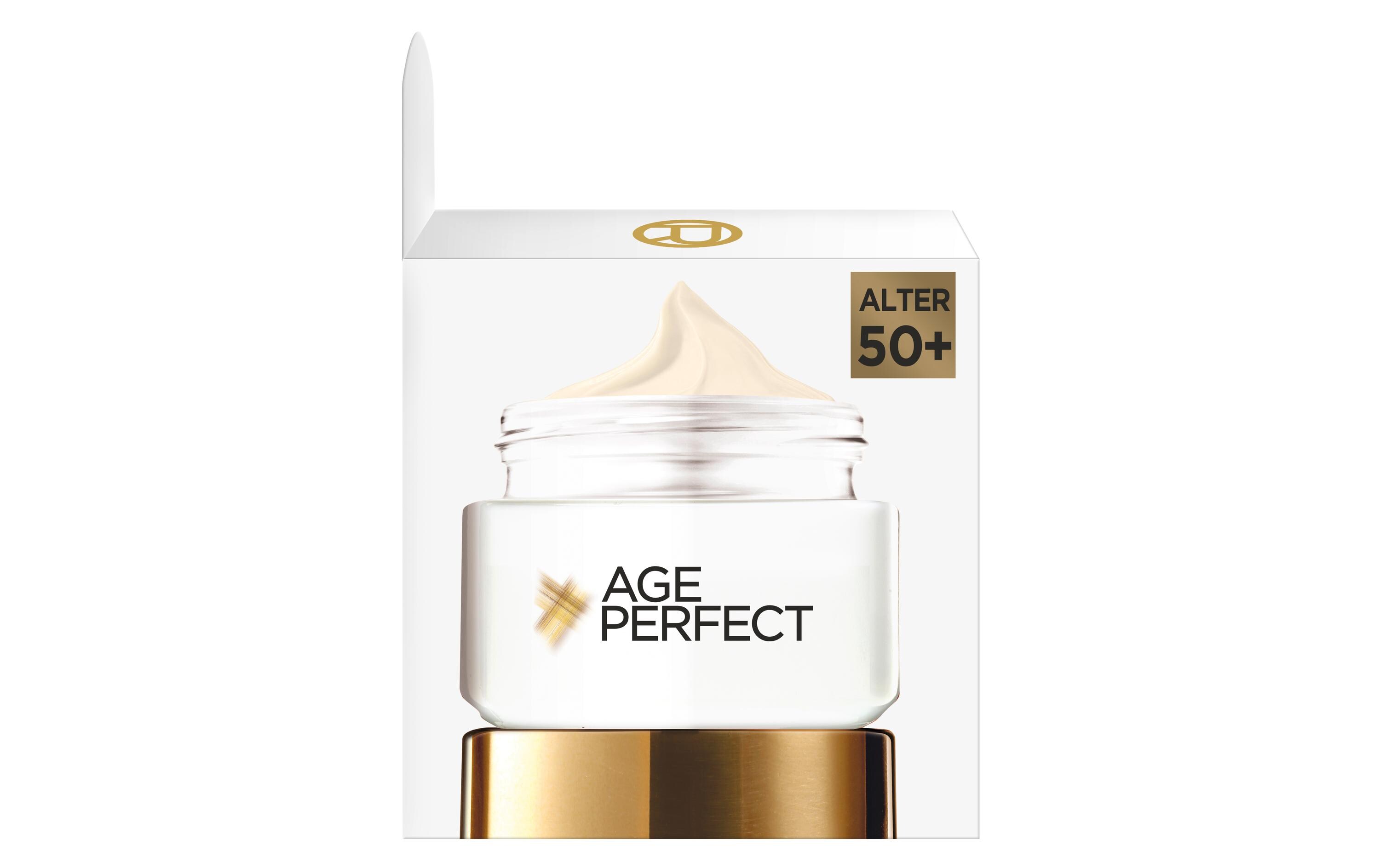 Tagescrème Age Perfect Pro-Kollagen Experte 50 mlTagespflege mit wirkungsvoller Kraft von Kollagen-AS-Fragmente