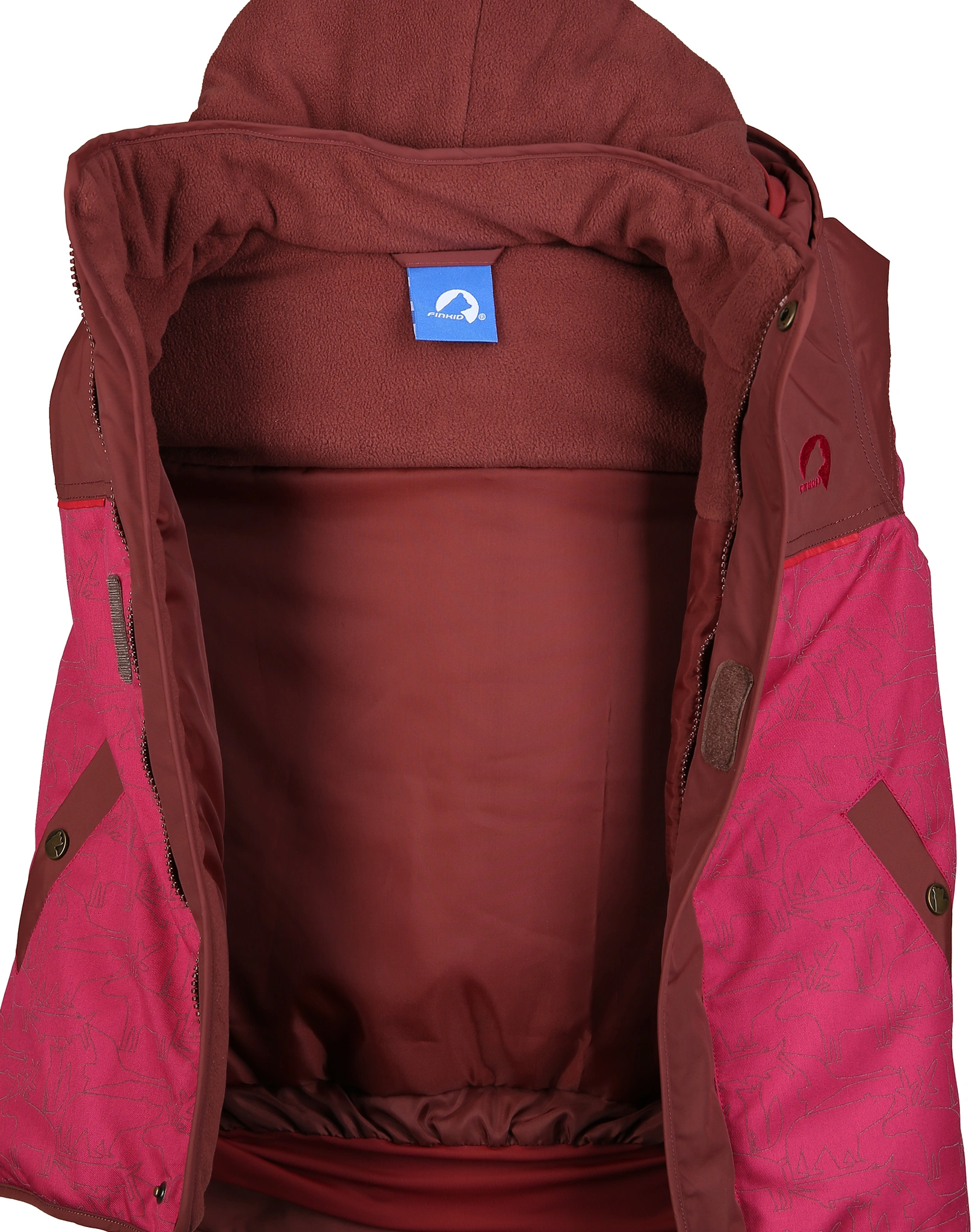 Winterjacke KOIRA ICE in raspberry/sable
